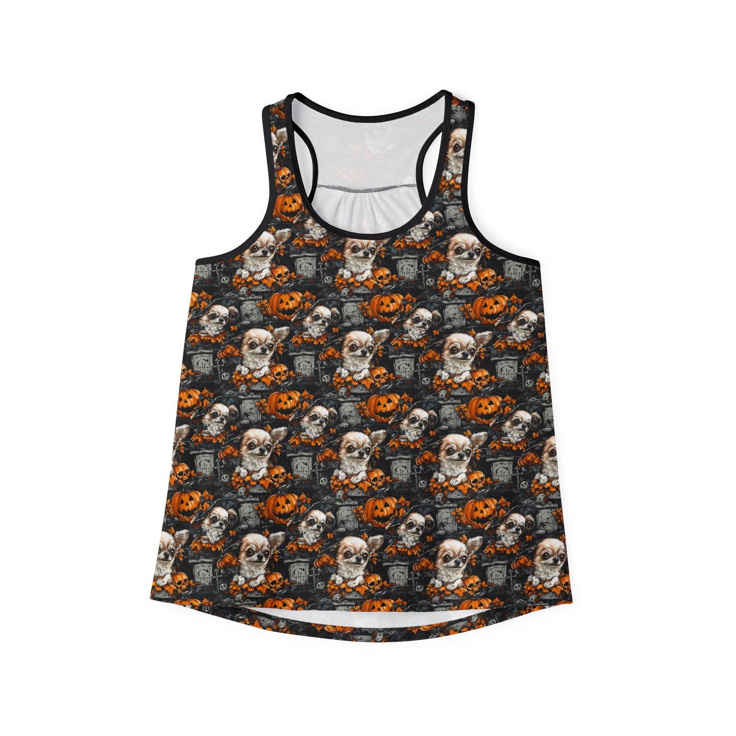 Happy Howl-O-Ween Chihuahua Women's Tank Top