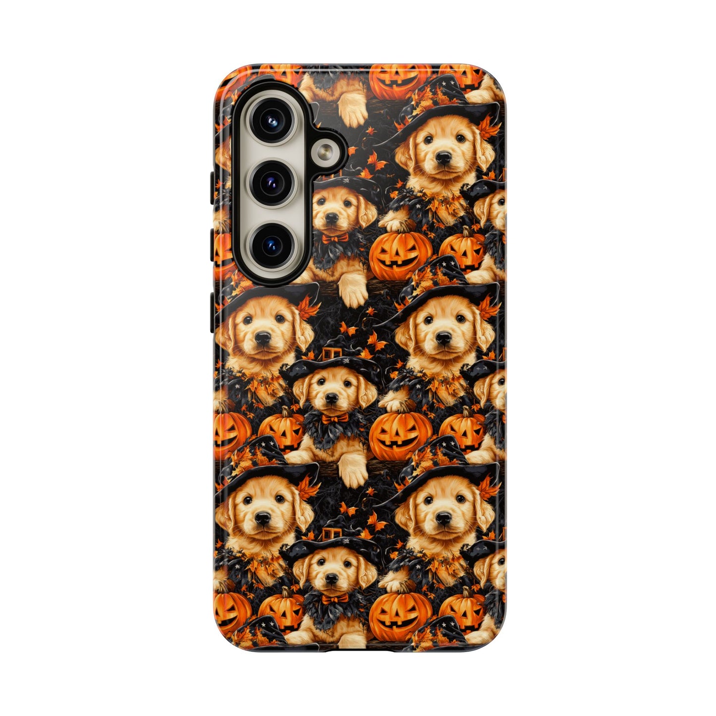 Happy Howl-O-Ween Golden Retriever Tough Case