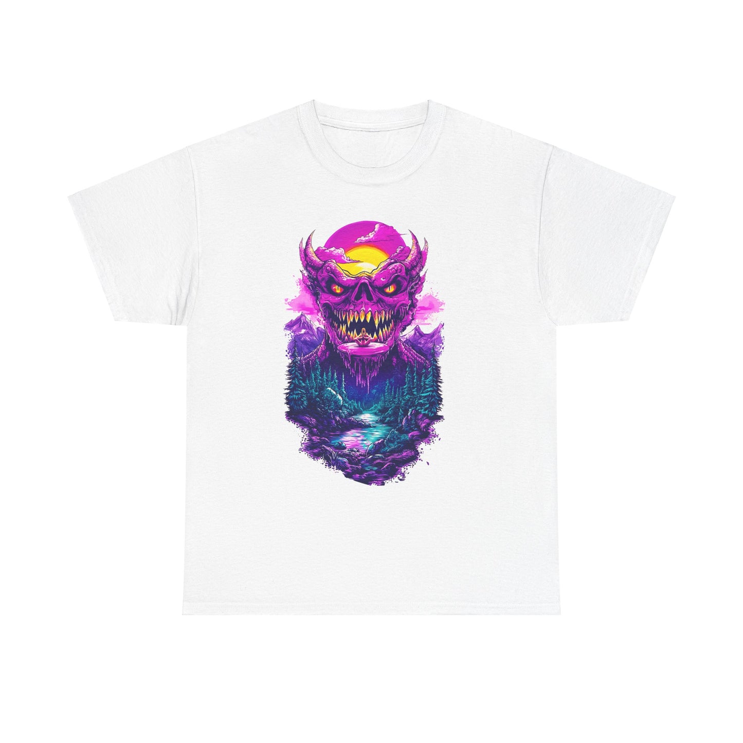 Demon Night Unisex Heavy Cotton Tee
