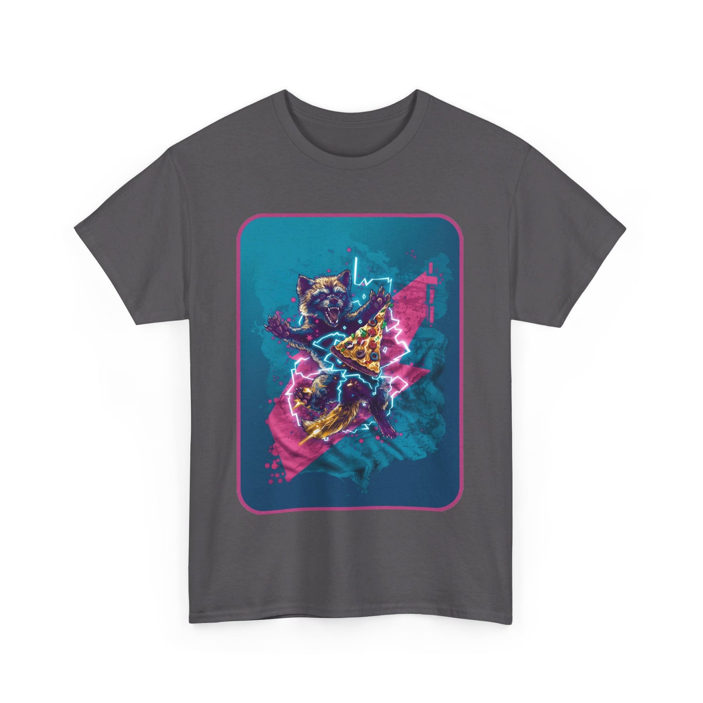 Fitzboyzprintz Werewolf Pizza Party Unisex Heavy Cotton Tee