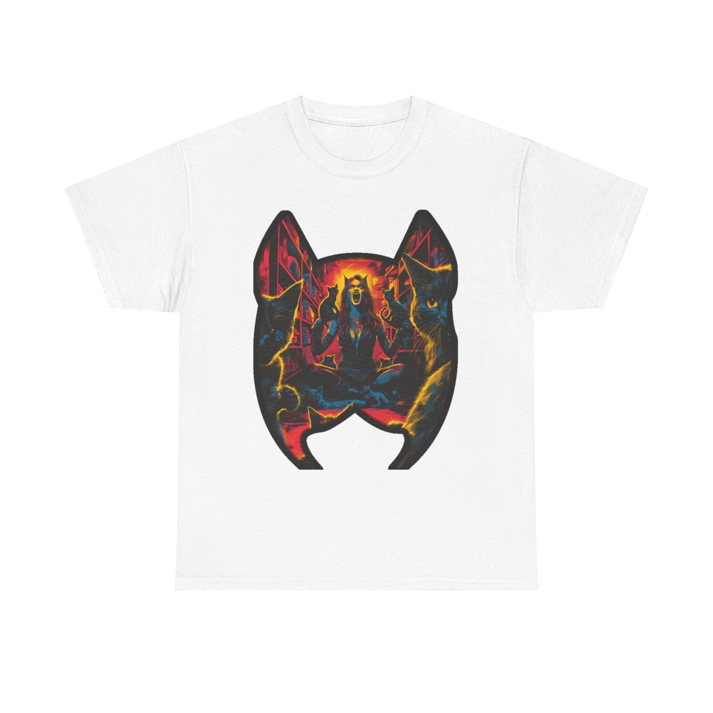 Fitzboyzprintz - Catwoman Unmasked Unisex Heavy Cotton Graphic Tee