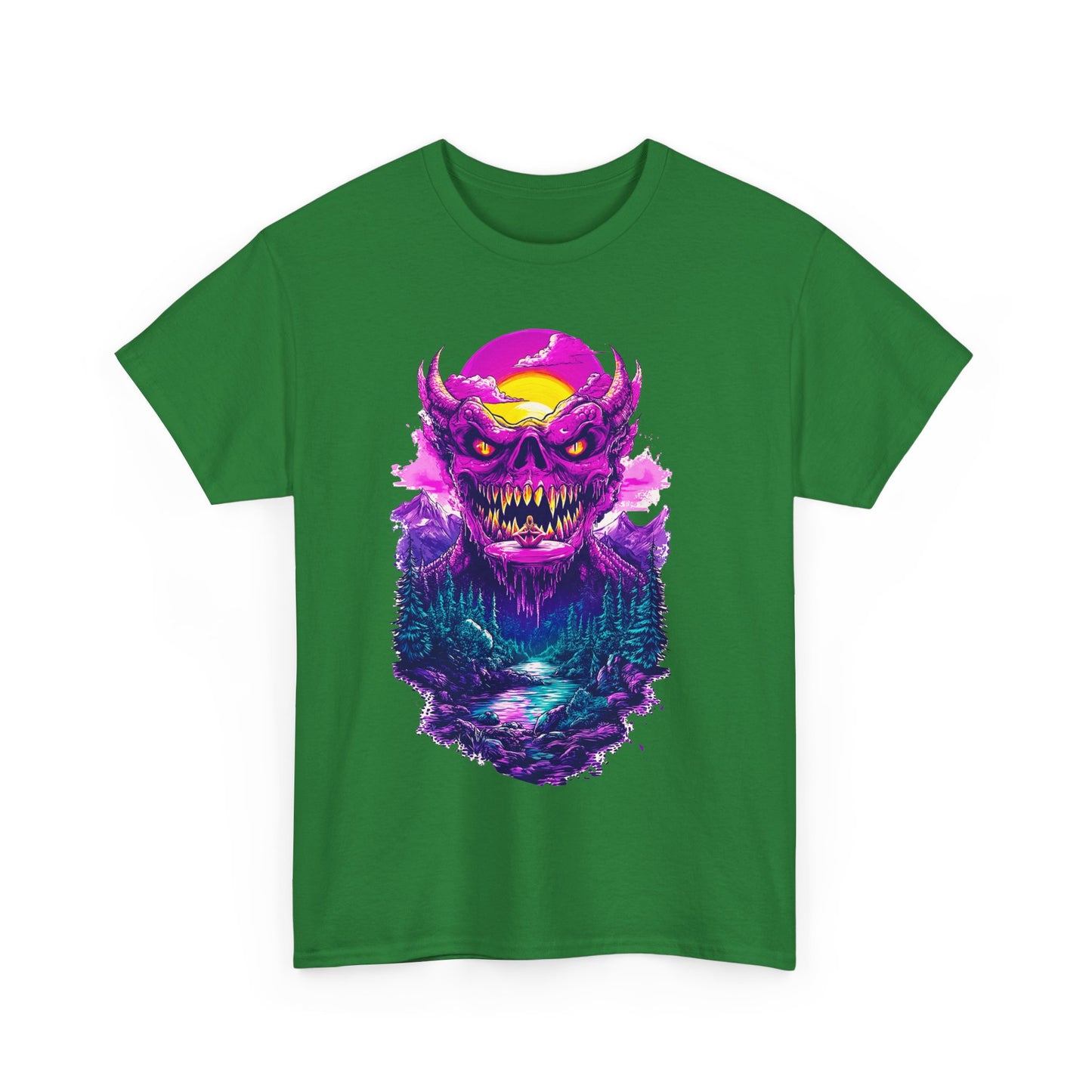 Demon Night Unisex Heavy Cotton Tee