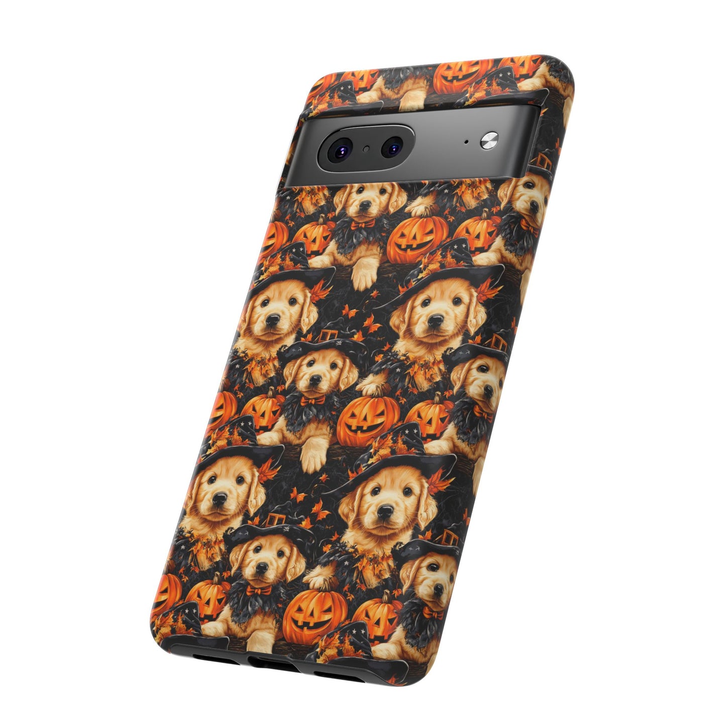 Happy Howl-O-Ween Golden Retriever Tough Case
