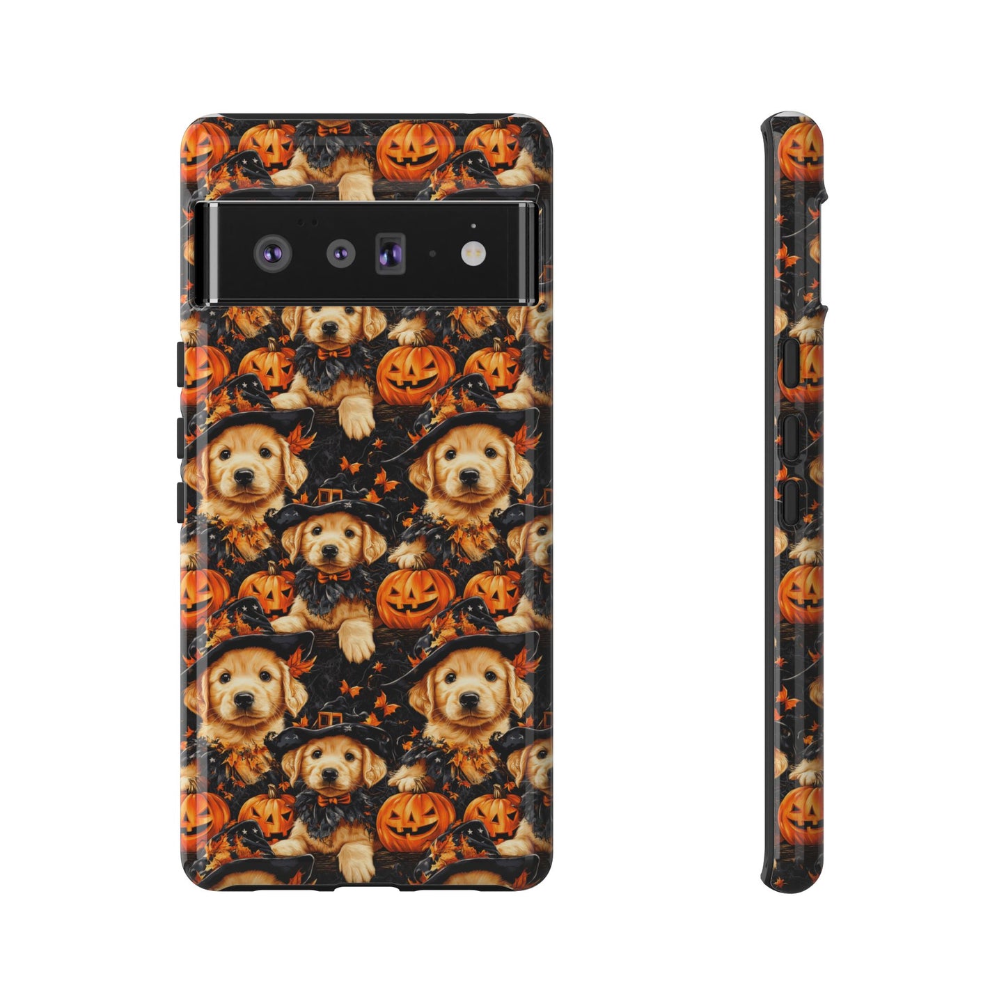 Happy Howl-O-Ween Golden Retriever Tough Case