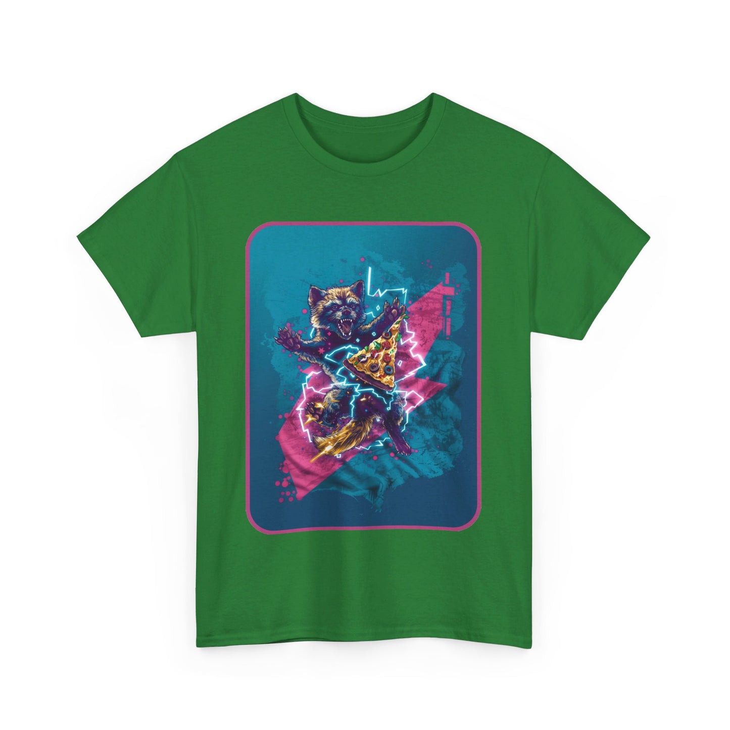 Fitzboyzprintz Werewolf Pizza Party Unisex Heavy Cotton Tee