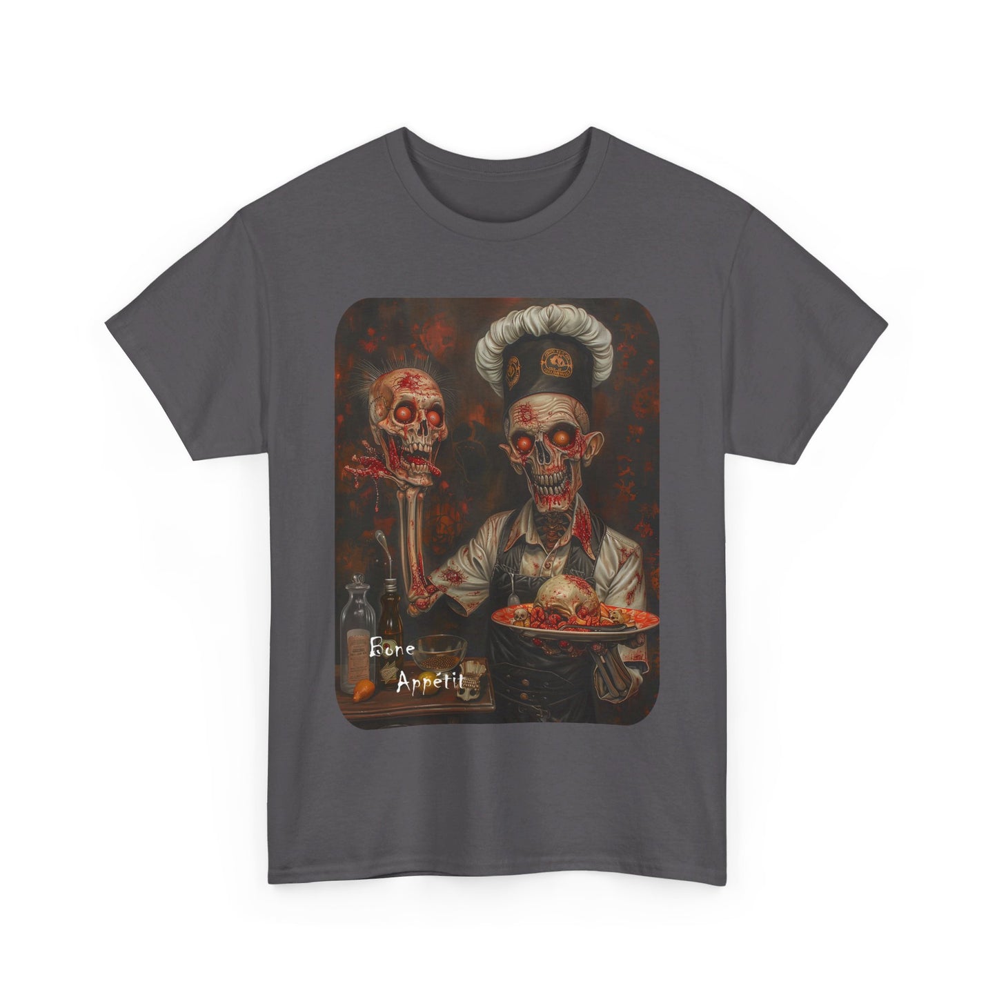 Fitzboyzprintz Bone Appetit Unisex Heavy Cotton Tee