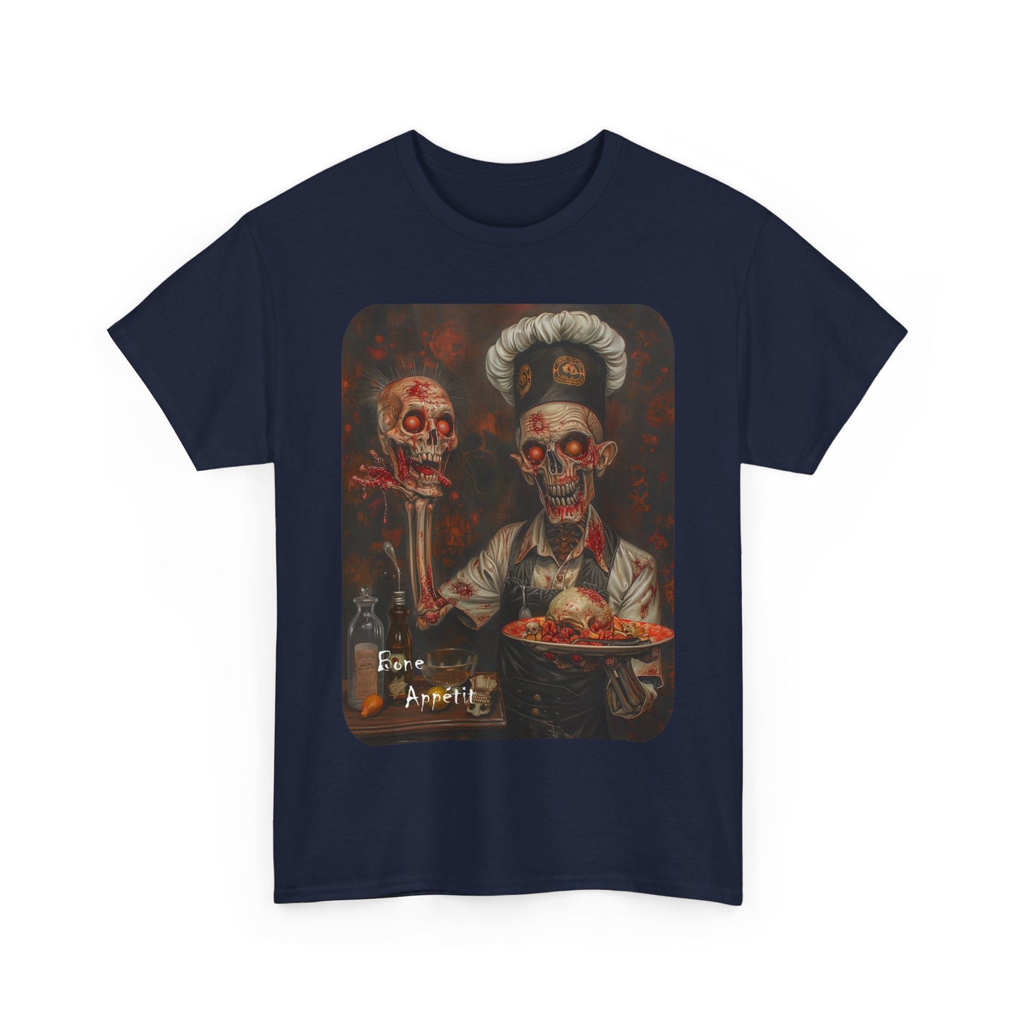 Fitzboyzprintz Bone Appetit Unisex Heavy Cotton Tee