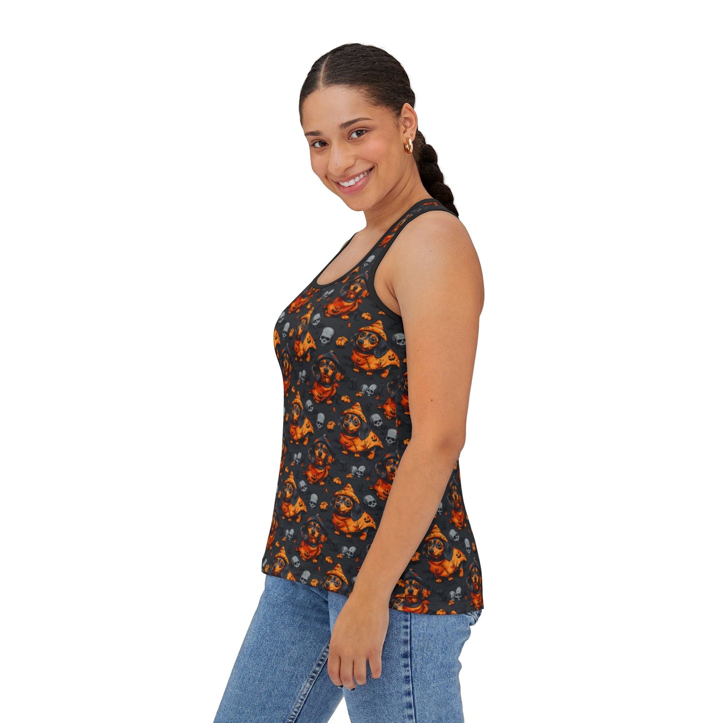 Happy Howl-O-Weenie Women's Tank Top