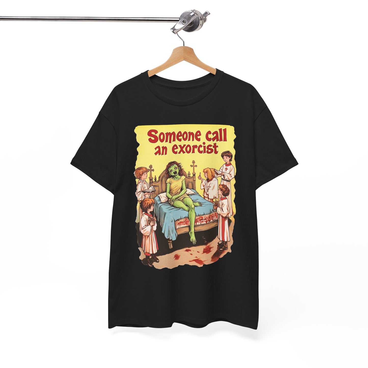 Someone Call An Exorcist Unisex Heavy Cotton Tee
