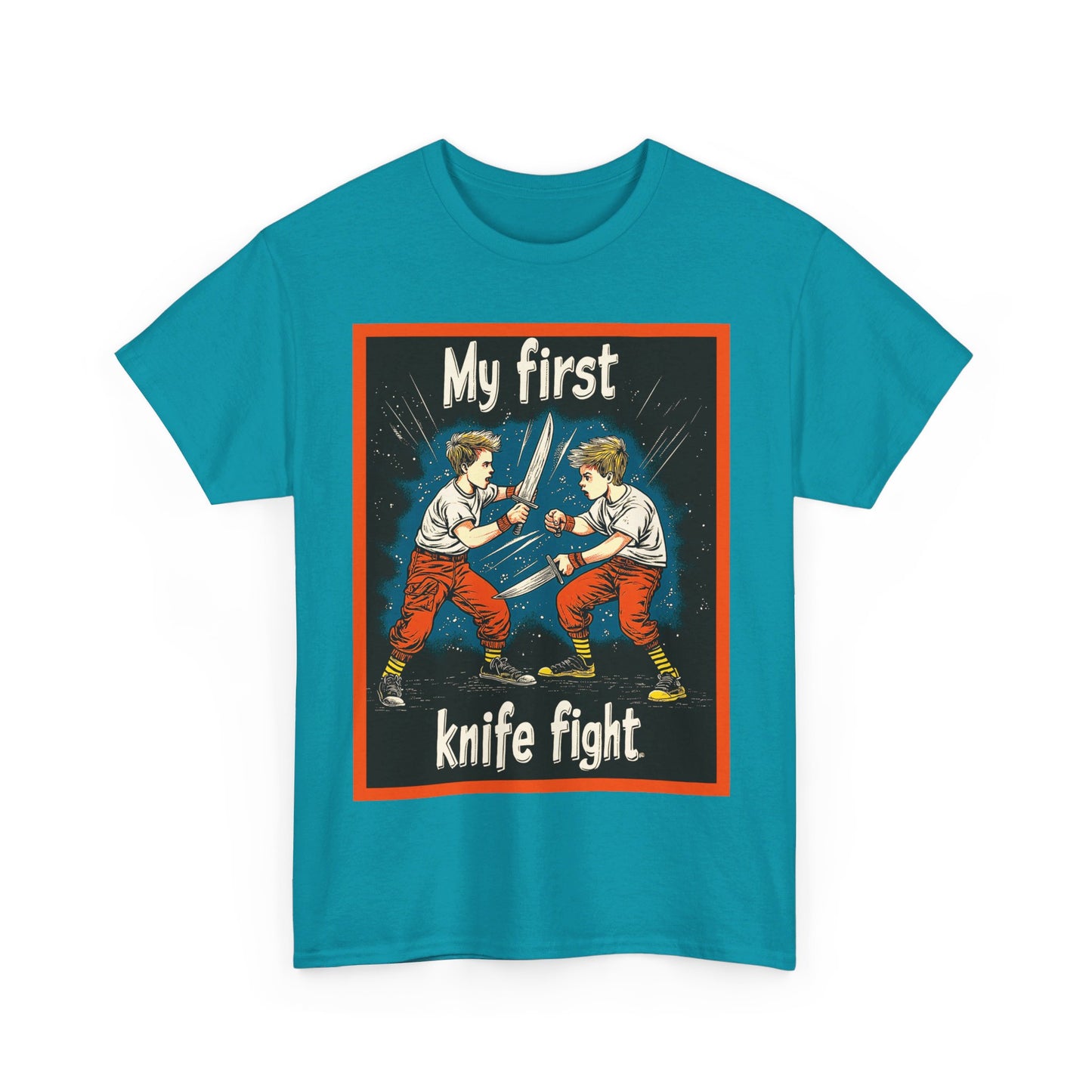 First Knife Fight Unisex Heavy Cotton Tee