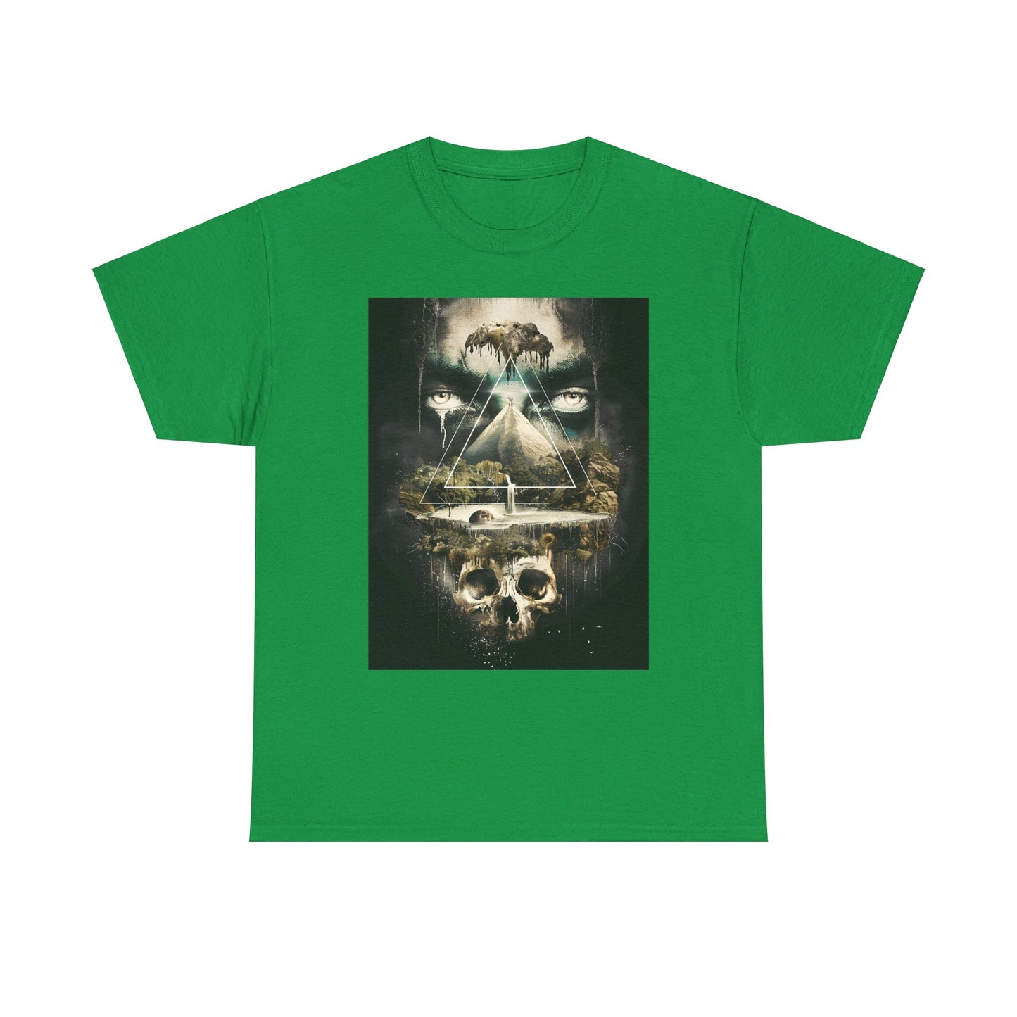 Fitzboyzprintz Eye Of The Illuminati Unisex Fashion Heavy Cotton Fabric Tee Shirt