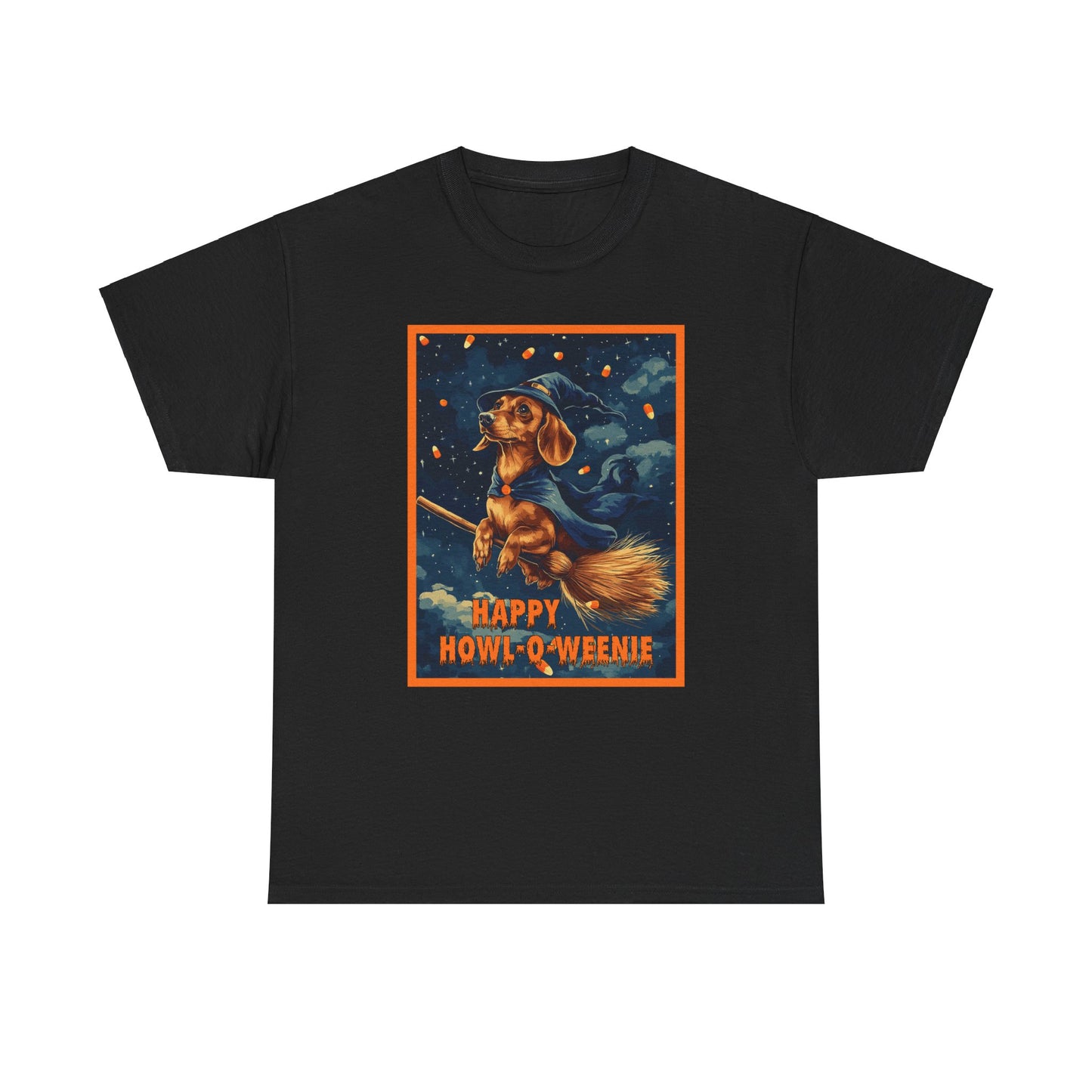 Happy Howl-O-Weenie Unisex Heavy Cotton Tee