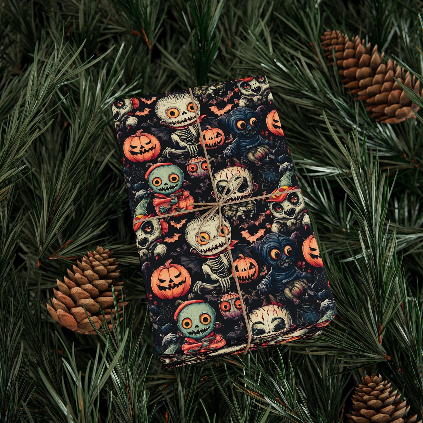 Monster Mash Pattern Wrapping Papers