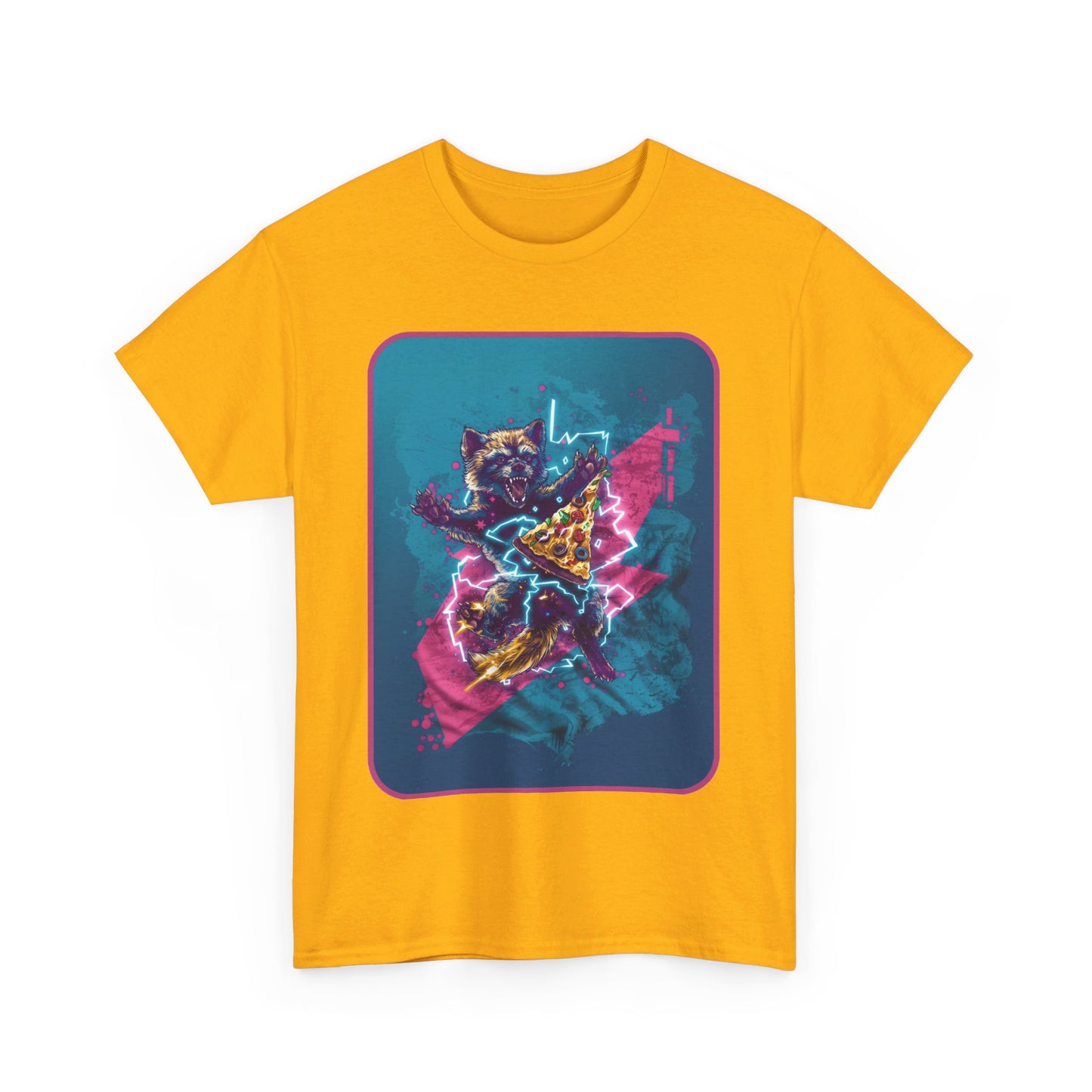 Fitzboyzprintz Werewolf Pizza Party Unisex Heavy Cotton Tee