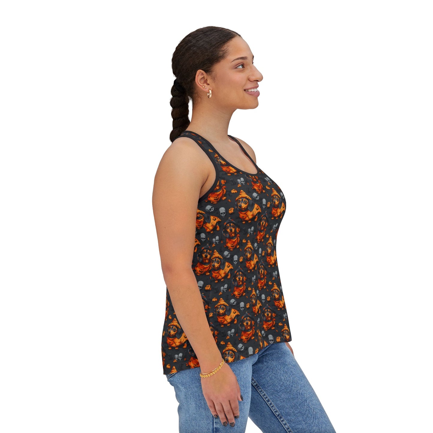 Happy Howl-O-Weenie Women's Tank Top
