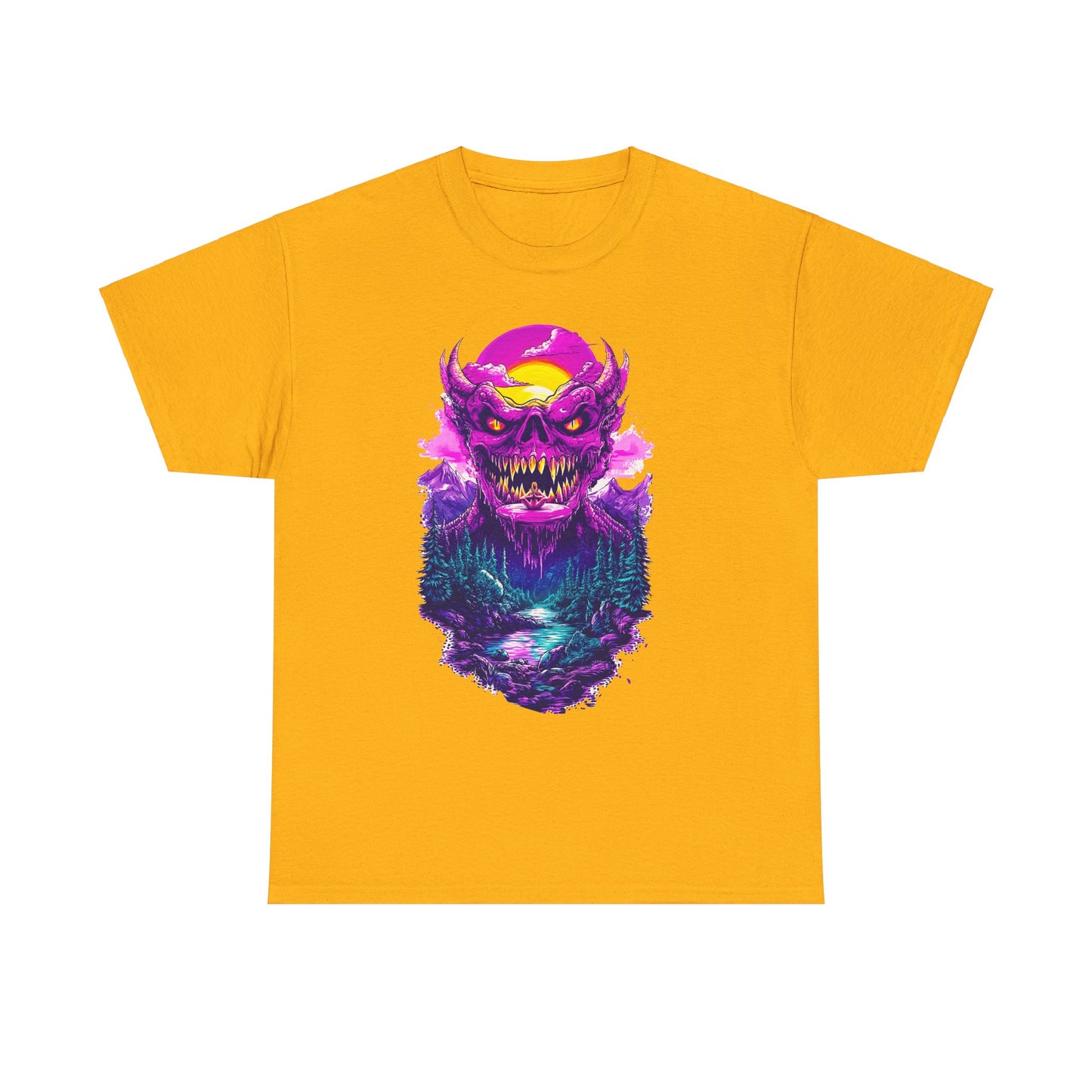 Demon Night Unisex Heavy Cotton Tee