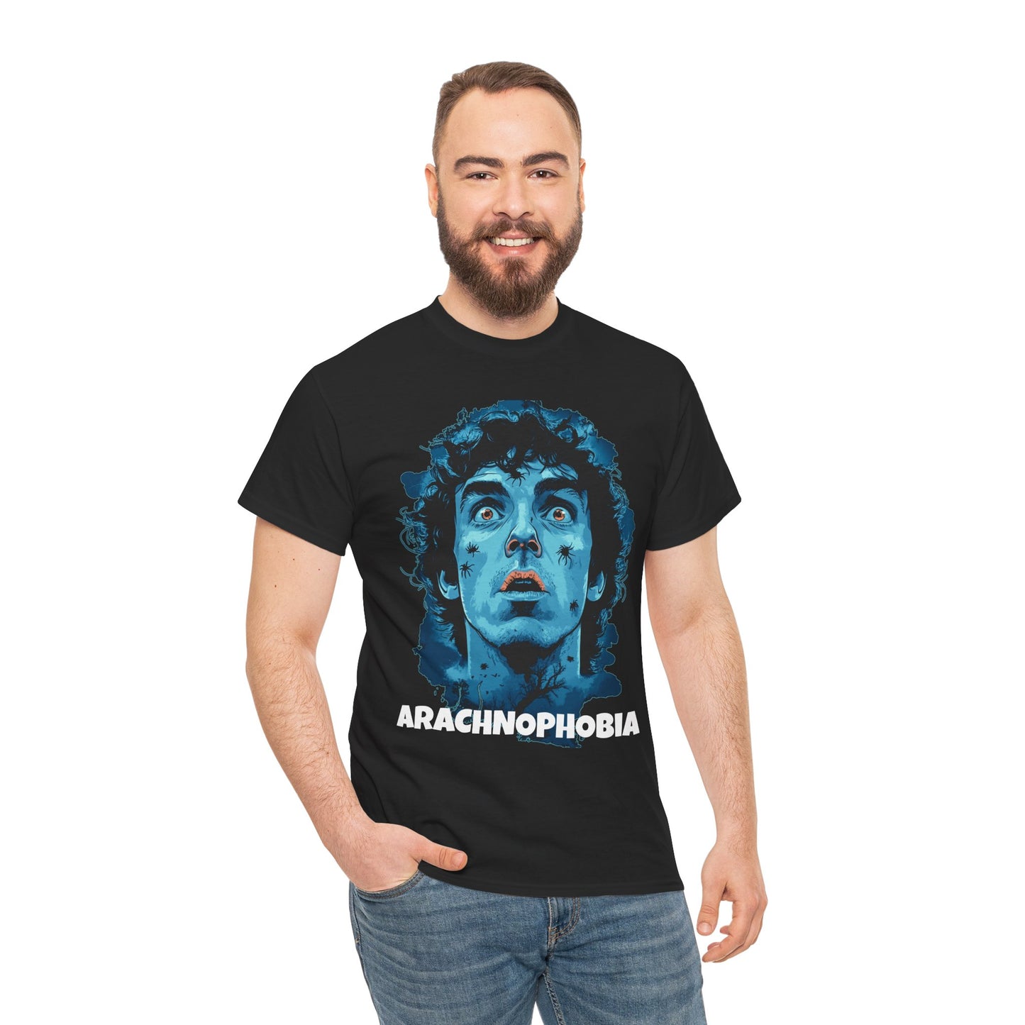 Fitzboyz Arachnophobia Unisex Heavy Cotton Tee