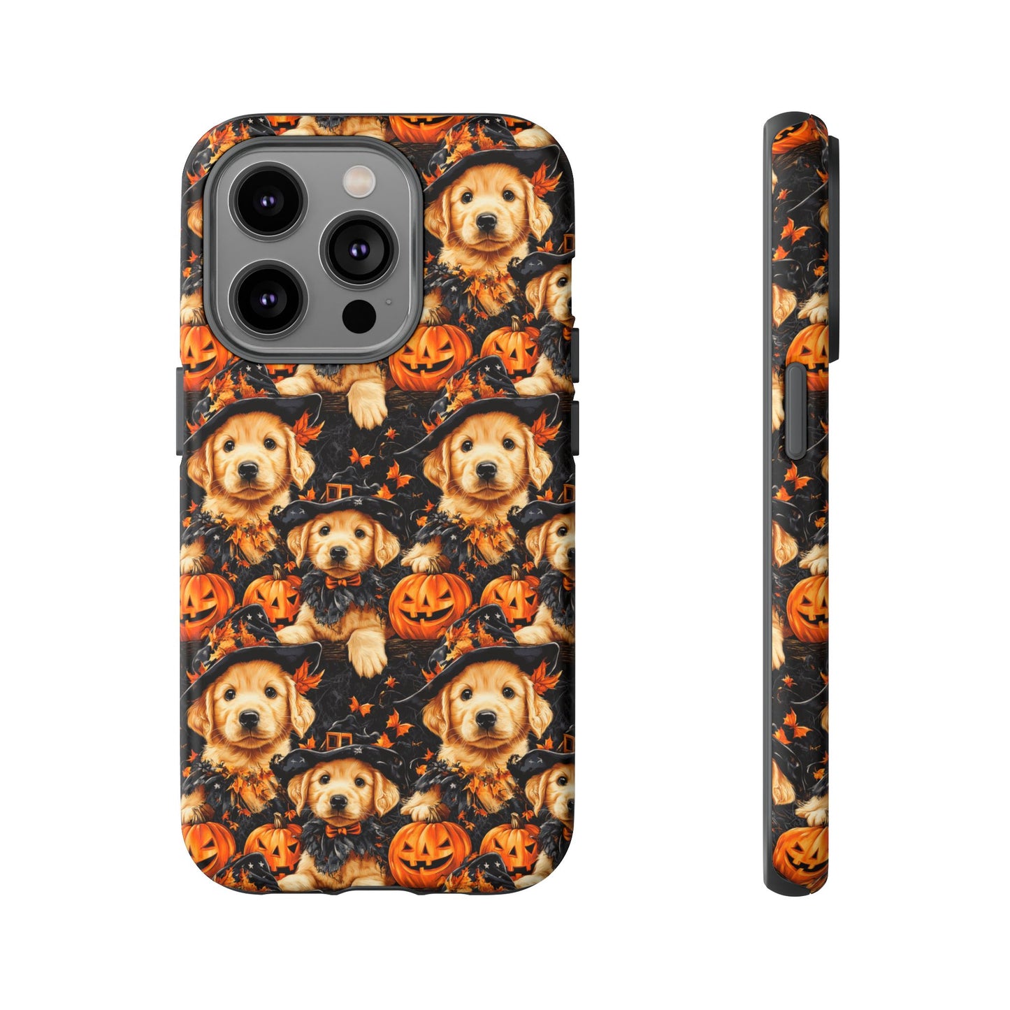 Happy Howl-O-Ween Golden Retriever Tough Case