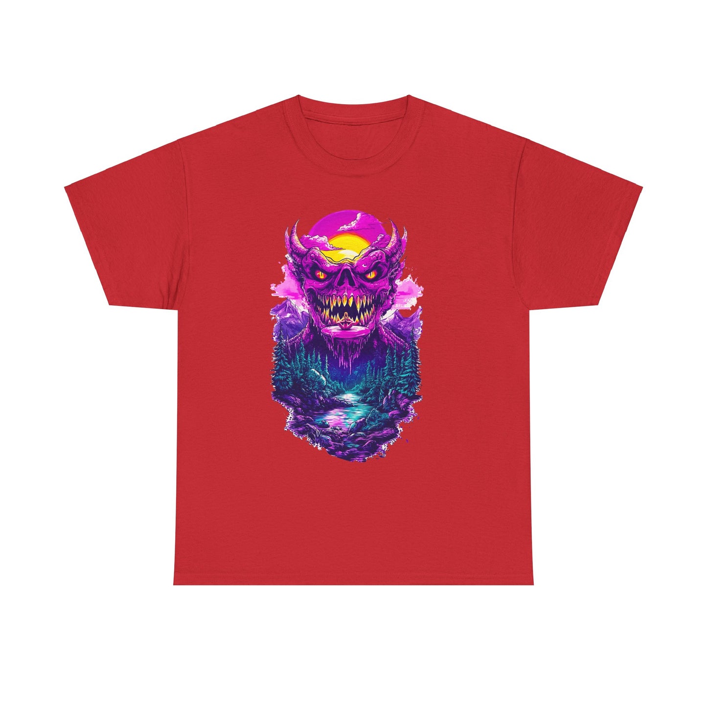 Demon Night Unisex Heavy Cotton Tee