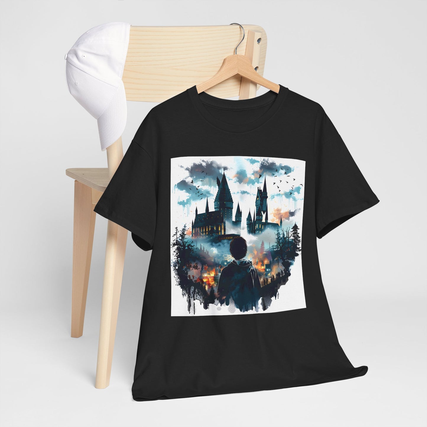 Fitzboyzprintz Magic & Mystery Basic Unisex Fashion Heavy Cotton Fabric Graphic Tee Shirt