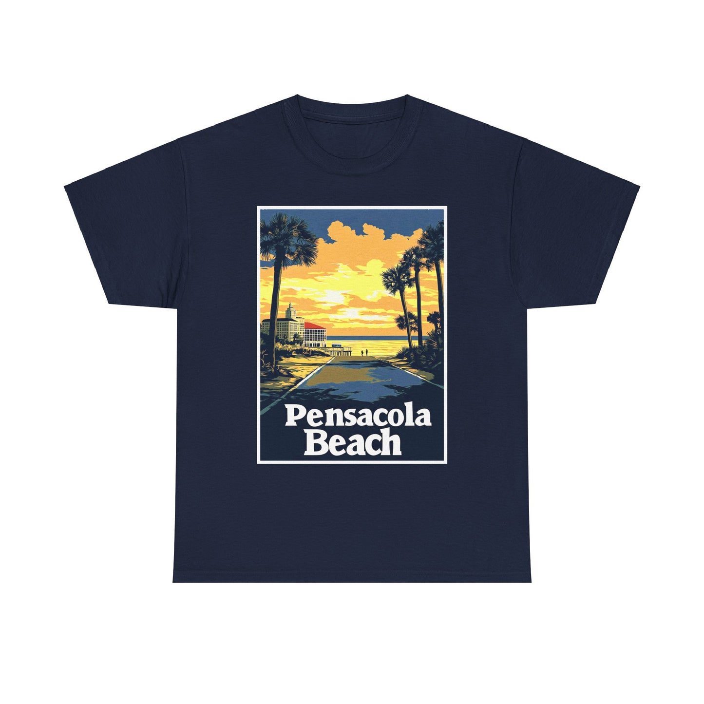 Pensacola Beach Unisex Heavy Cotton Tee