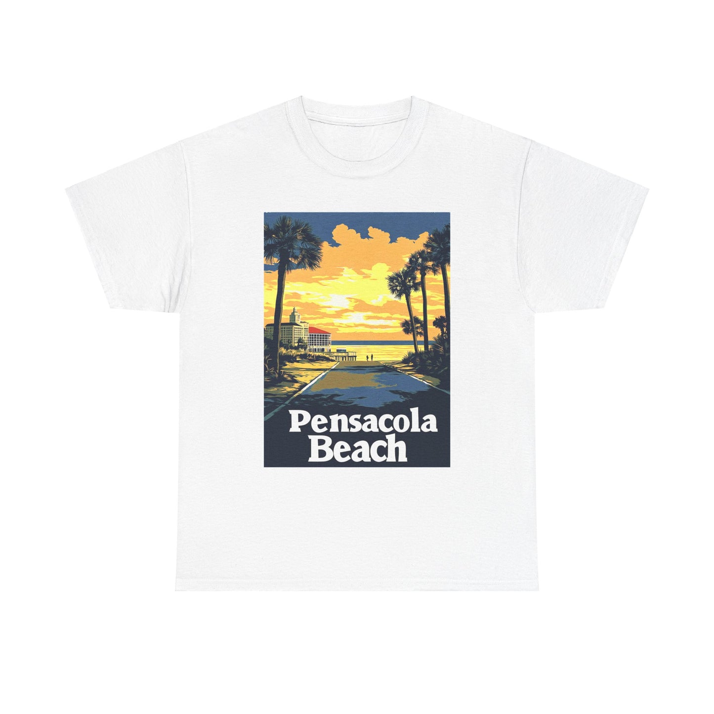 Pensacola Beach Unisex Heavy Cotton Tee