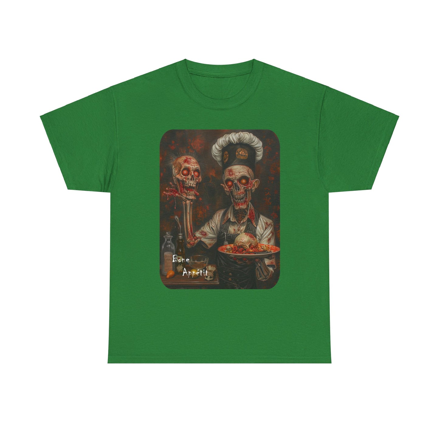 Fitzboyzprintz Bone Appetit Unisex Heavy Cotton Tee