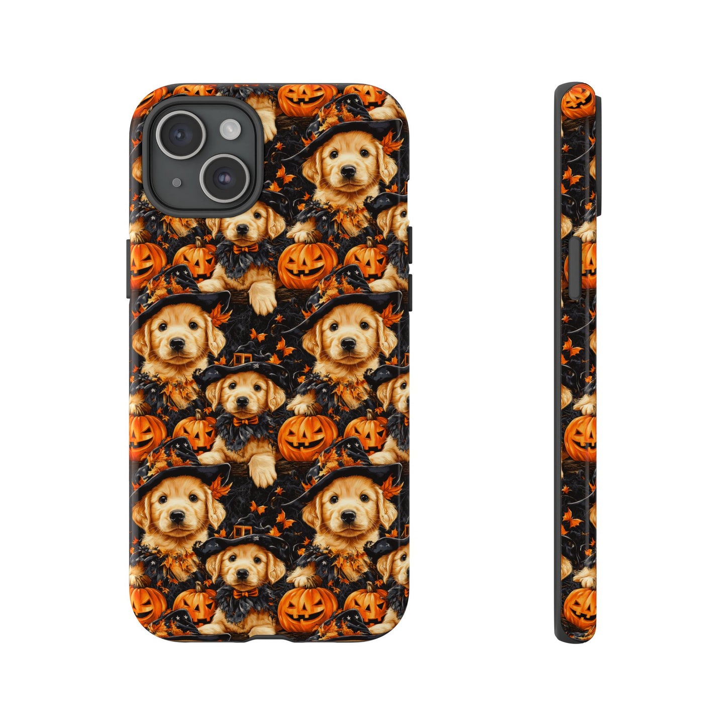 Happy Howl-O-Ween Golden Retriever Tough Case