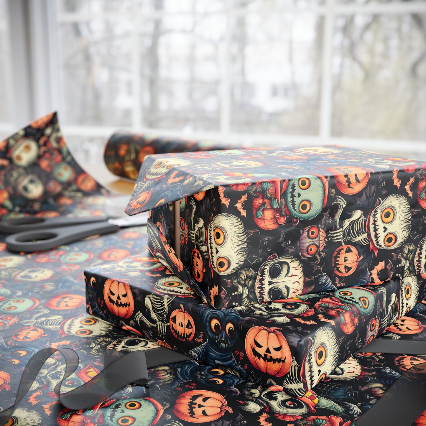 Monster Mash Pattern Wrapping Papers