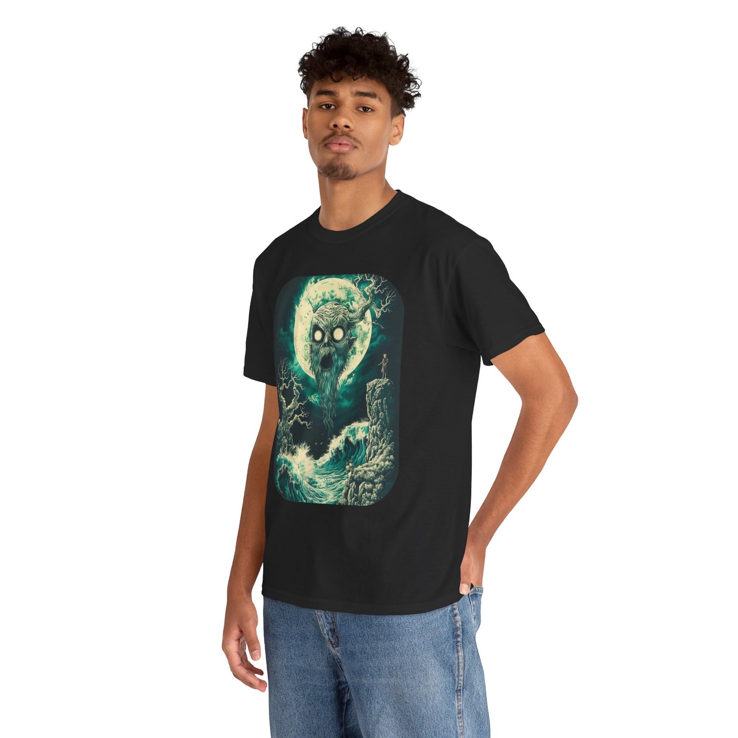 Fitzboyzprintz Nightmare Fantasy Basic Unisex Fashion Heavy Cotton Fabric Graphic Streetwear Tee Shirt