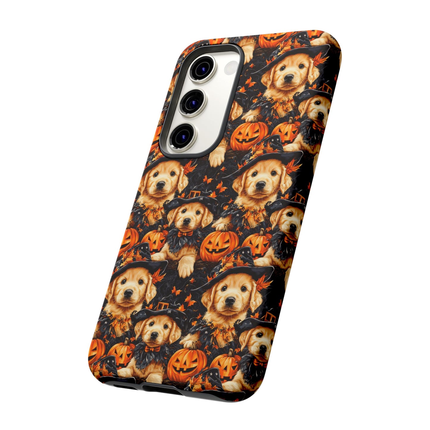 Happy Howl-O-Ween Golden Retriever Tough Case