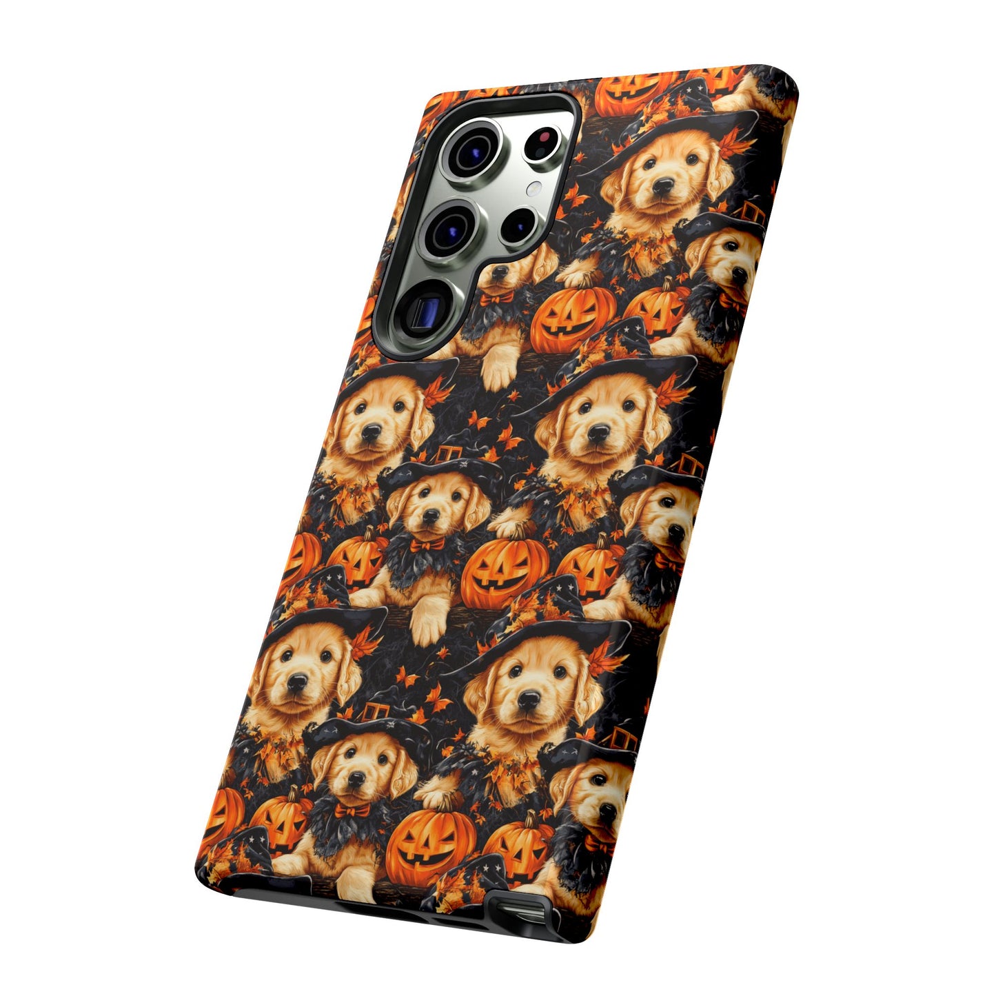 Happy Howl-O-Ween Golden Retriever Tough Case