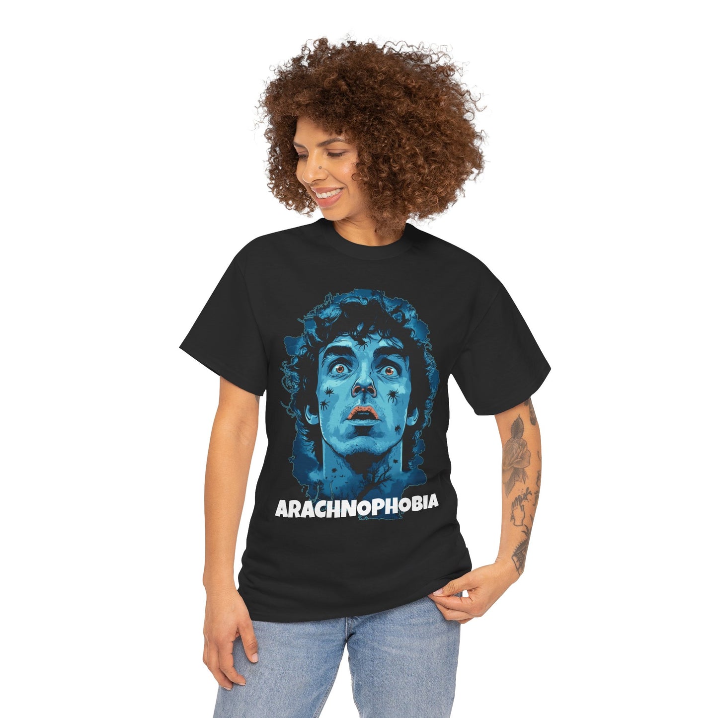 Fitzboyz Arachnophobia Unisex Heavy Cotton Tee
