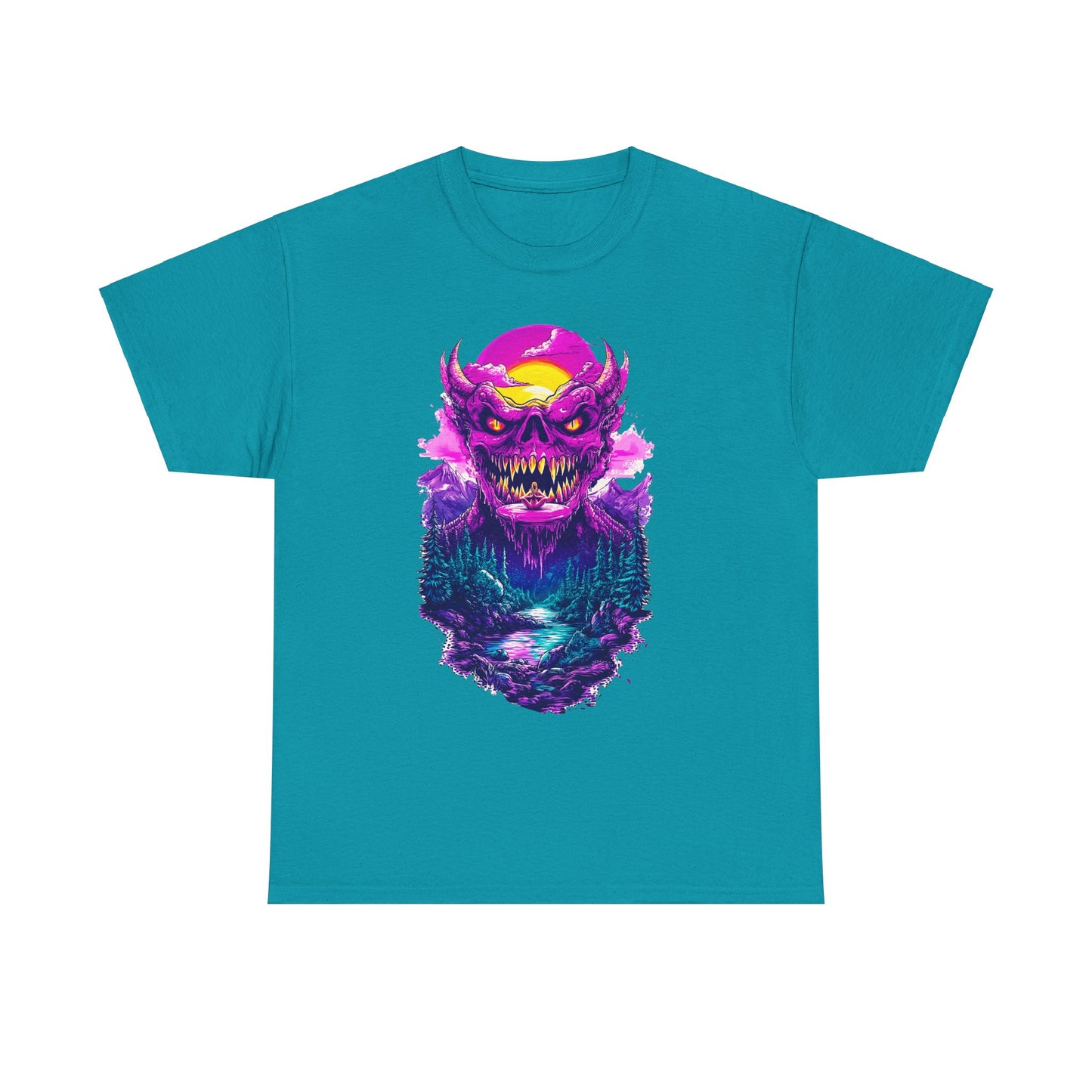 Demon Night Unisex Heavy Cotton Tee
