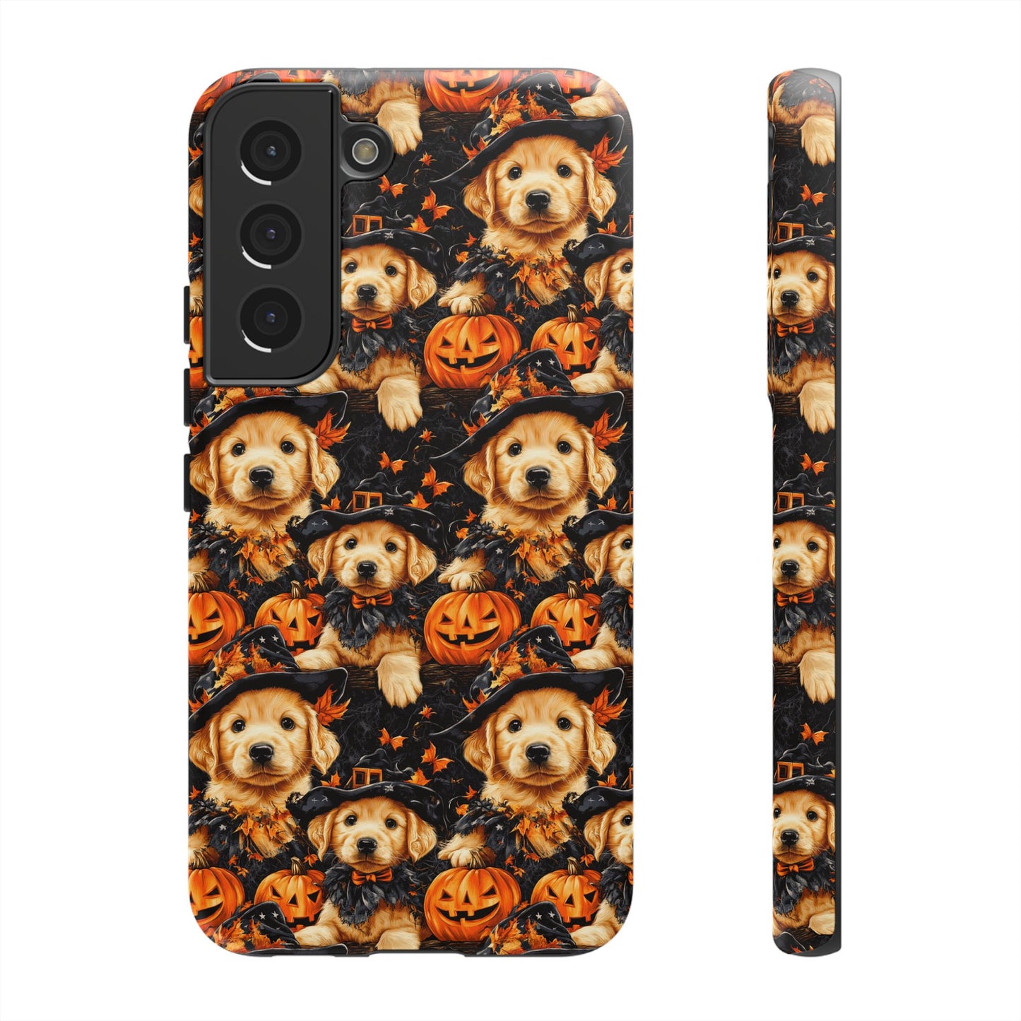 Happy Howl-O-Ween Golden Retriever Tough Case