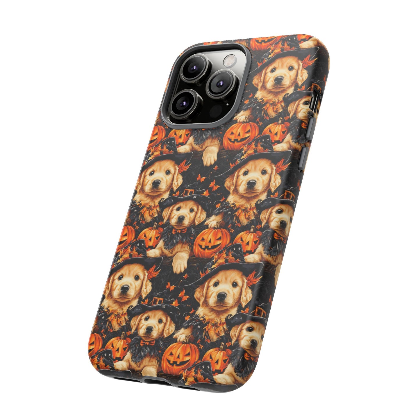 Happy Howl-O-Ween Golden Retriever Tough Case
