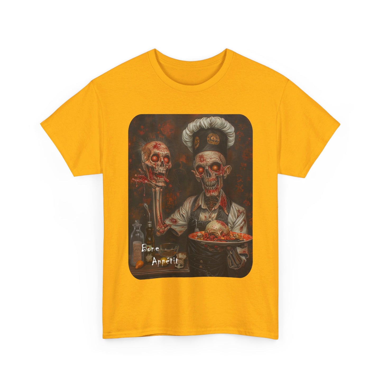 Fitzboyzprintz Bone Appetit Unisex Heavy Cotton Tee