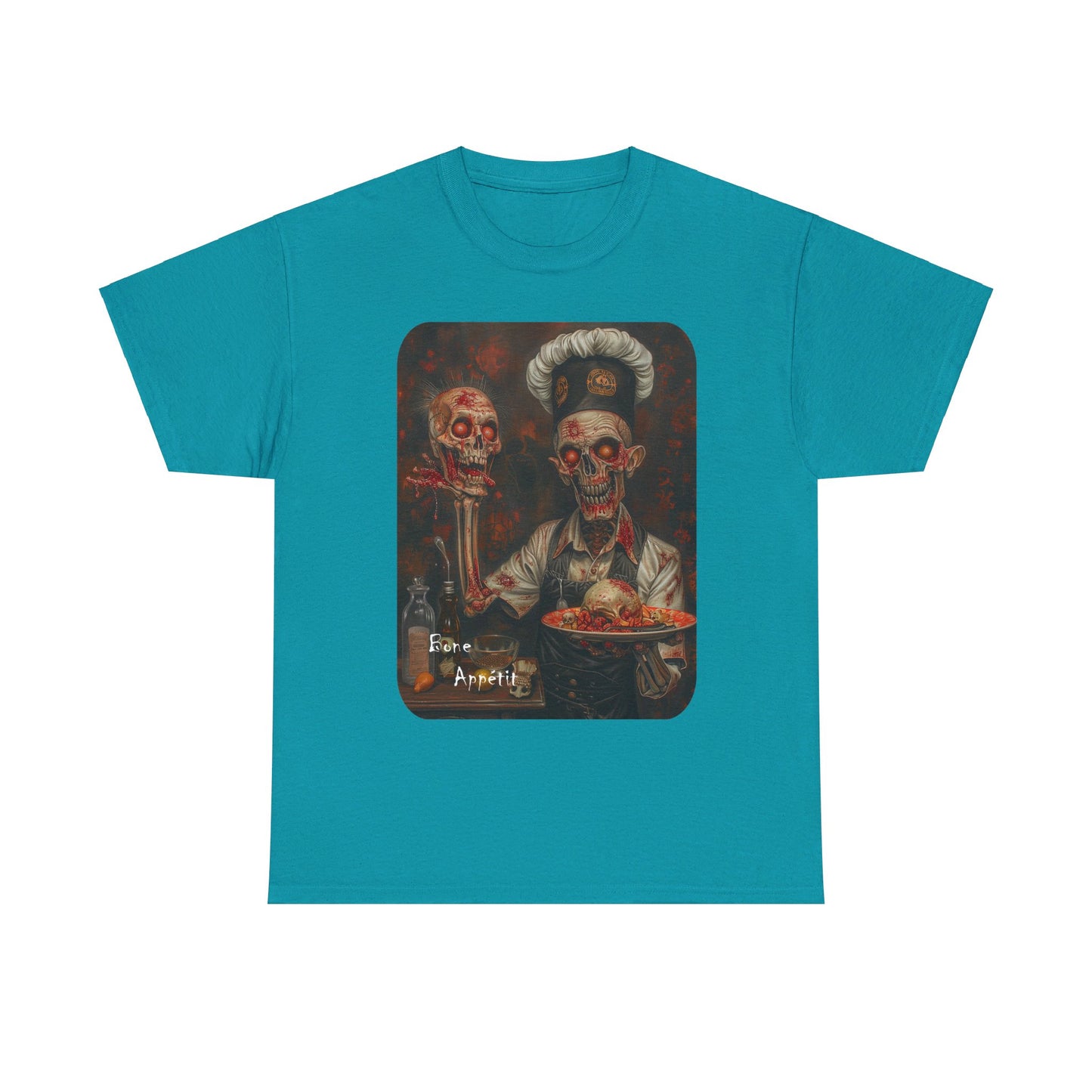 Fitzboyzprintz Bone Appetit Unisex Heavy Cotton Tee