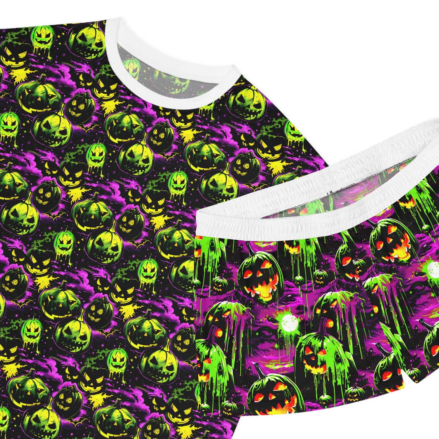 Evil Pumkin Parade Women's Short Pajama Set