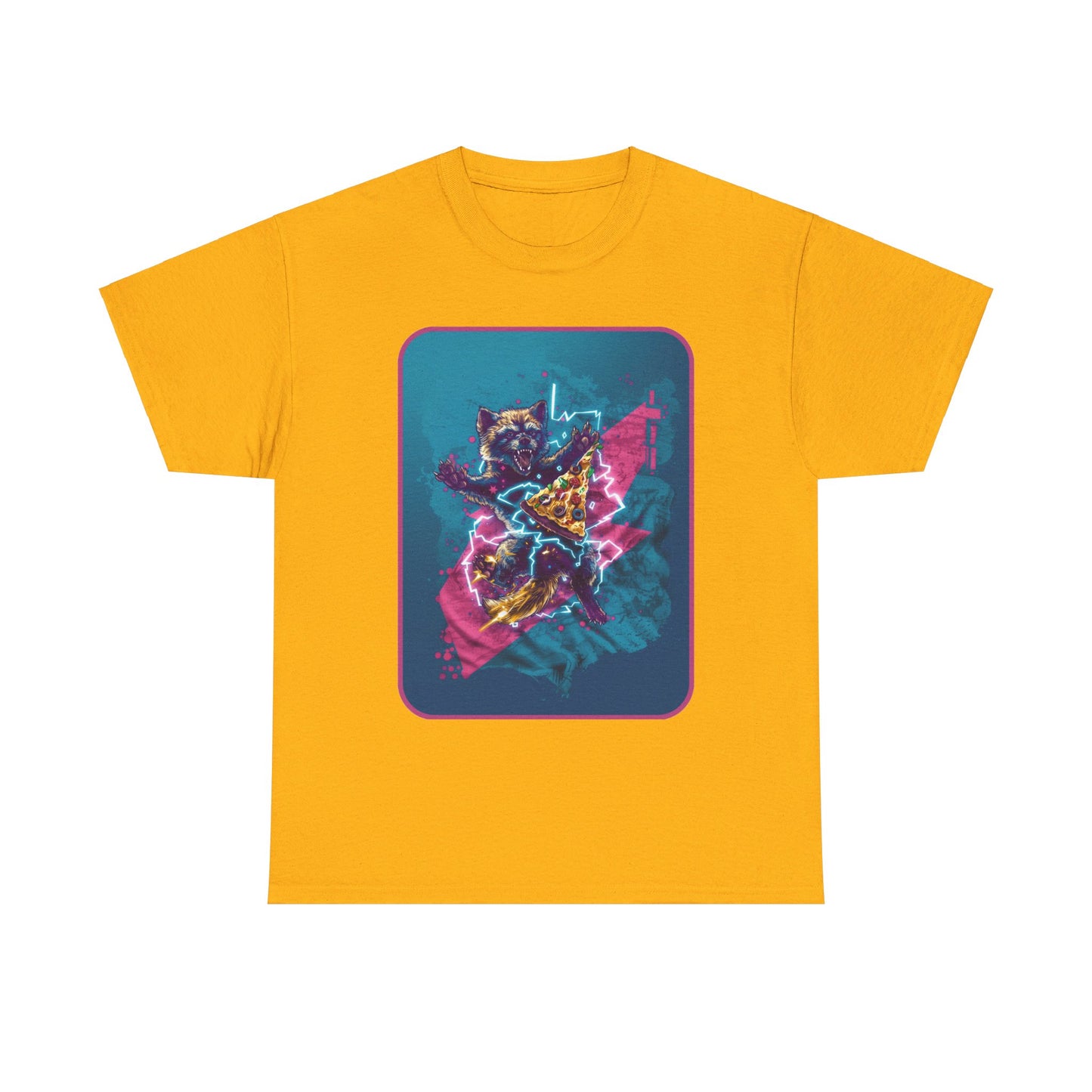 Fitzboyzprintz Werewolf Pizza Party Unisex Heavy Cotton Tee