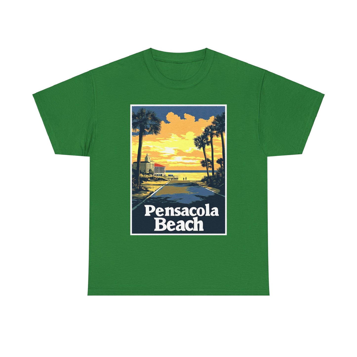 Pensacola Beach Unisex Heavy Cotton Tee