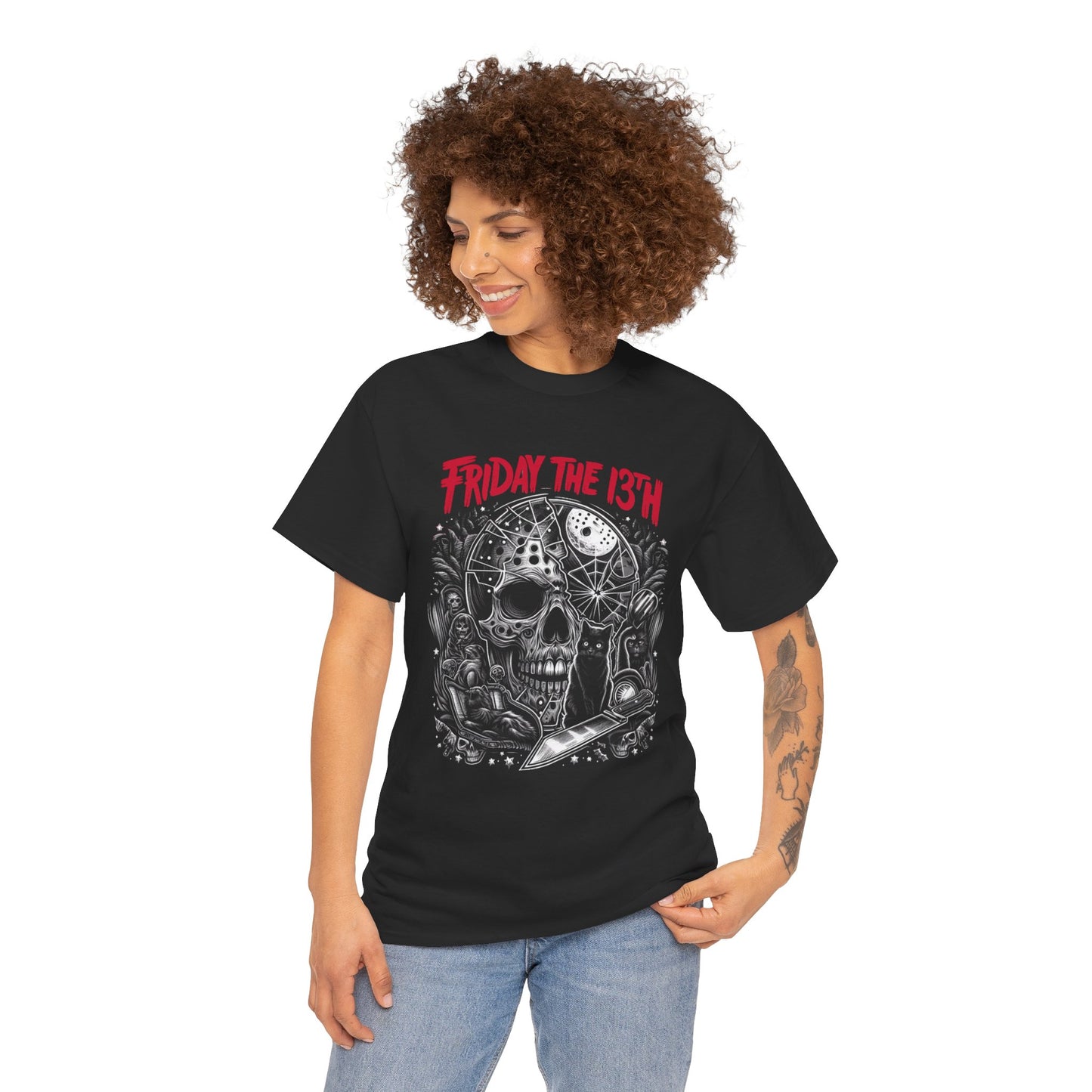 Unleash the Terror: Friday the 13th Tee Unisex Heavy Cotton Tee