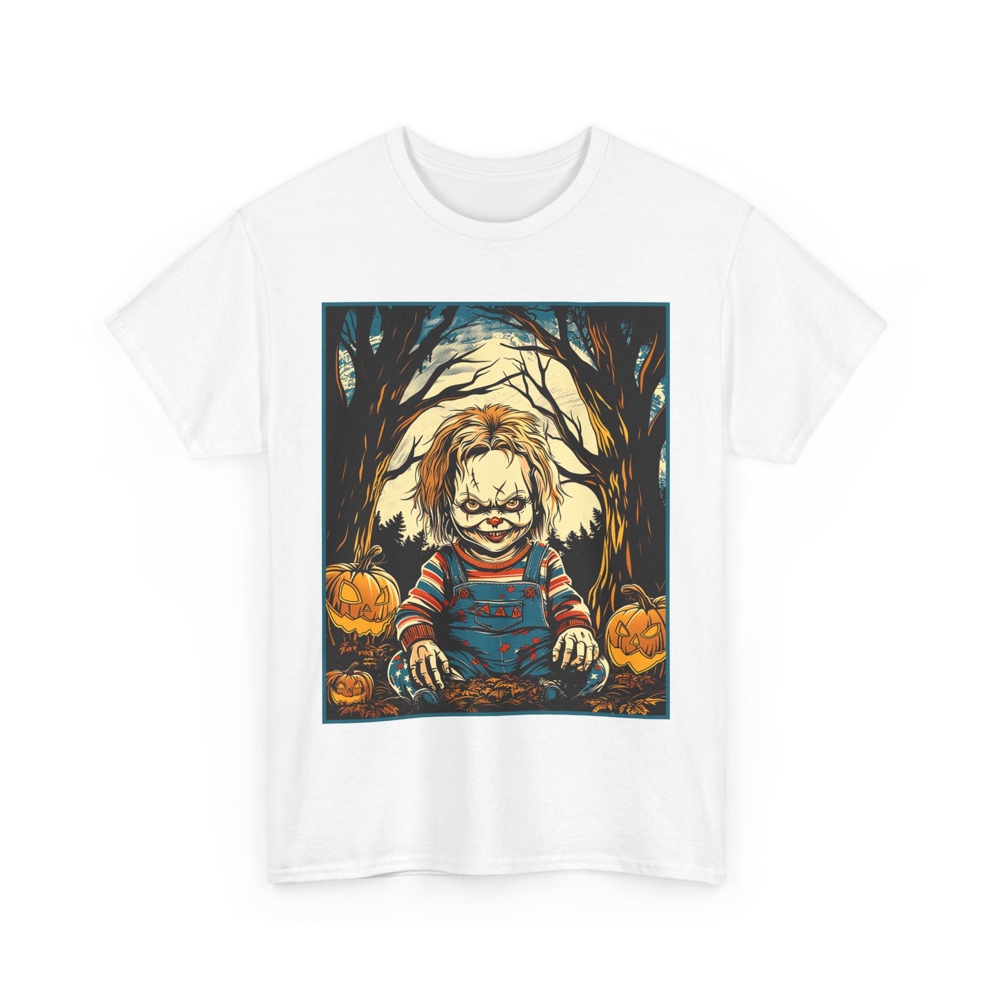 Chucky is your friend till the end Unisex Heavy Cotton Tee
