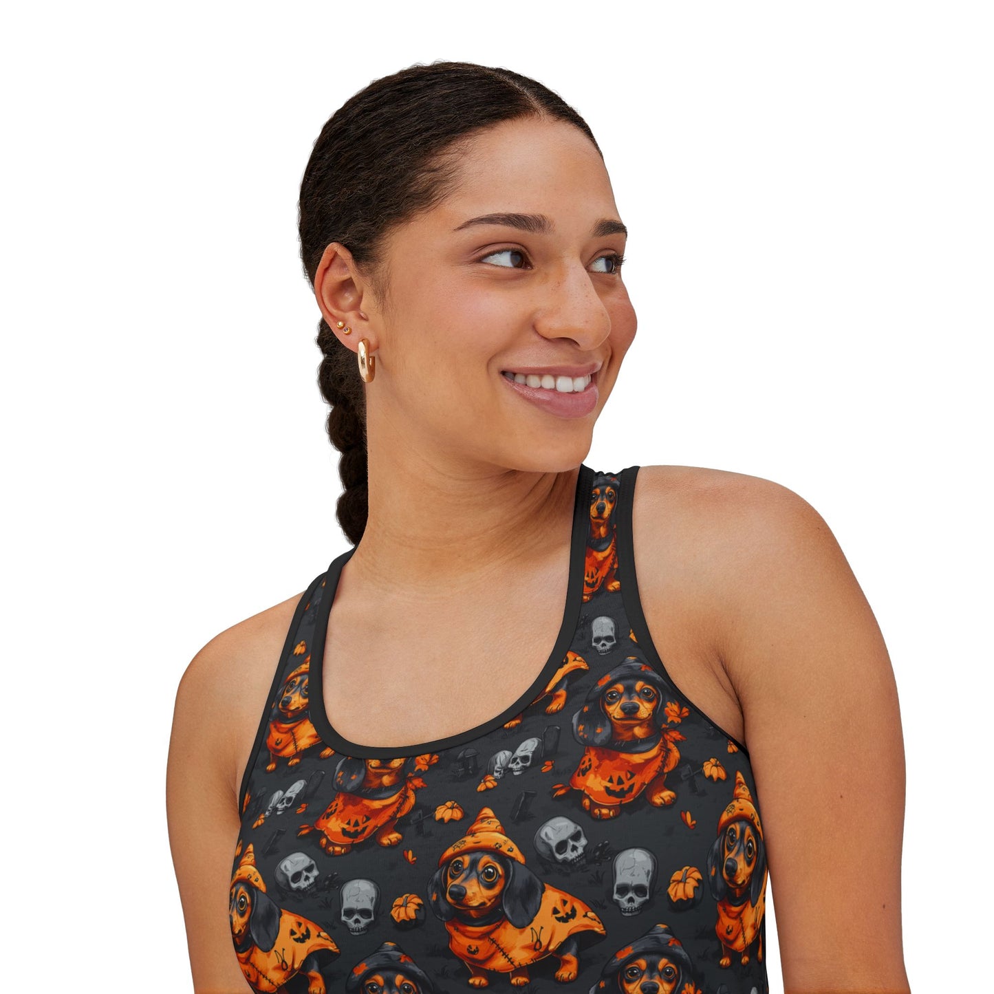 Happy Howl-O-Weenie Women's Tank Top