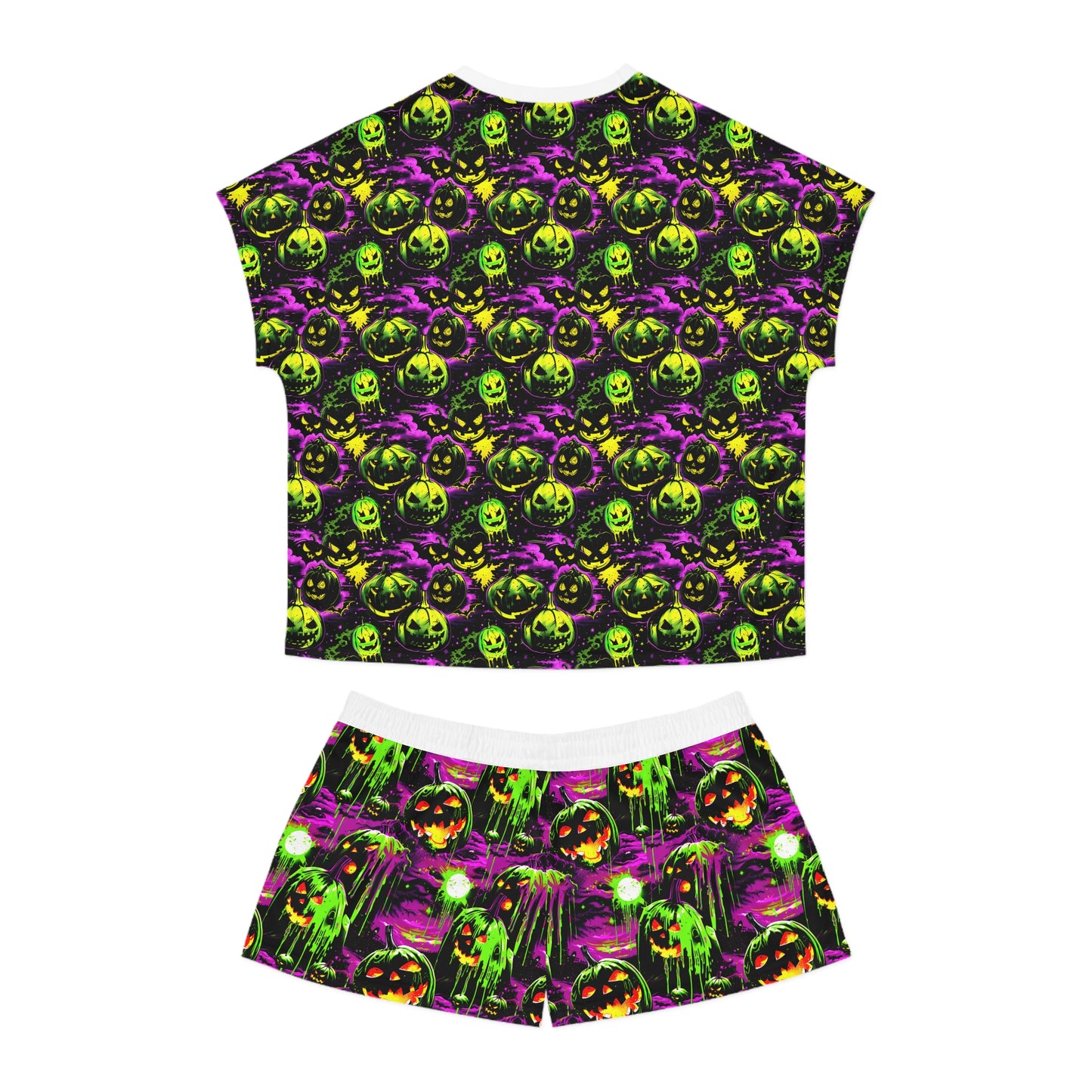 Evil Pumkin Parade Women's Short Pajama Set