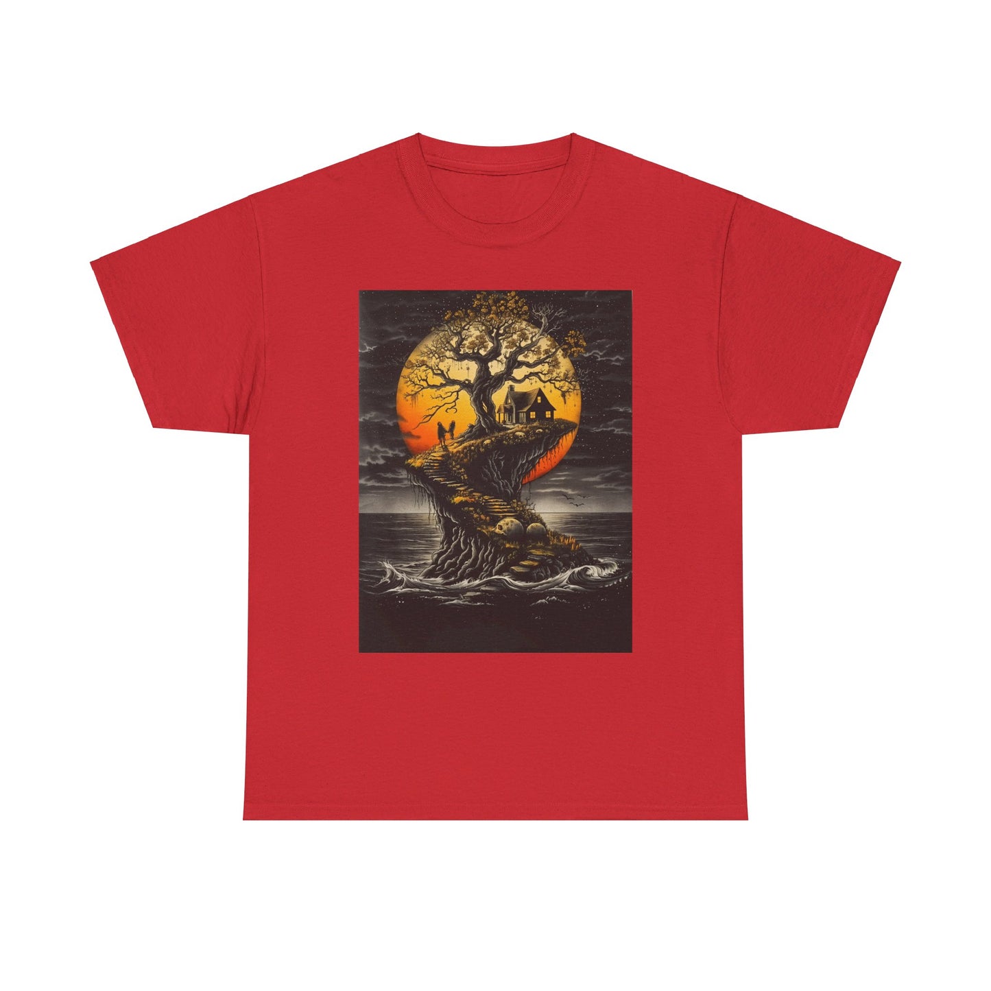 Fitzboyzprintz Mystic Tree Unisex Heavy Cotton Graphic Tee