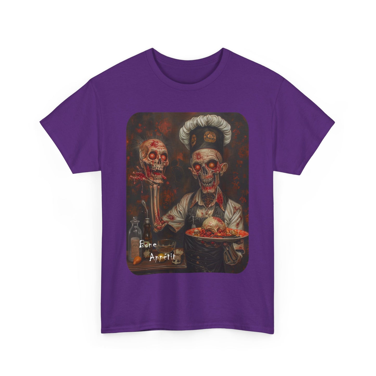 Fitzboyzprintz Bone Appetit Unisex Heavy Cotton Tee