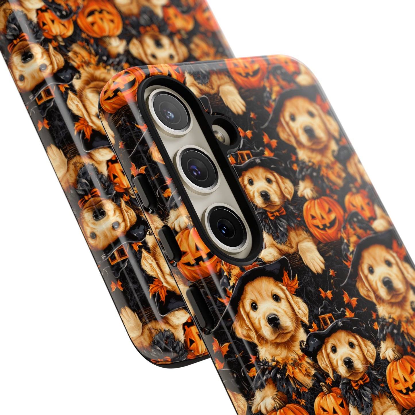 Happy Howl-O-Ween Golden Retriever Tough Case