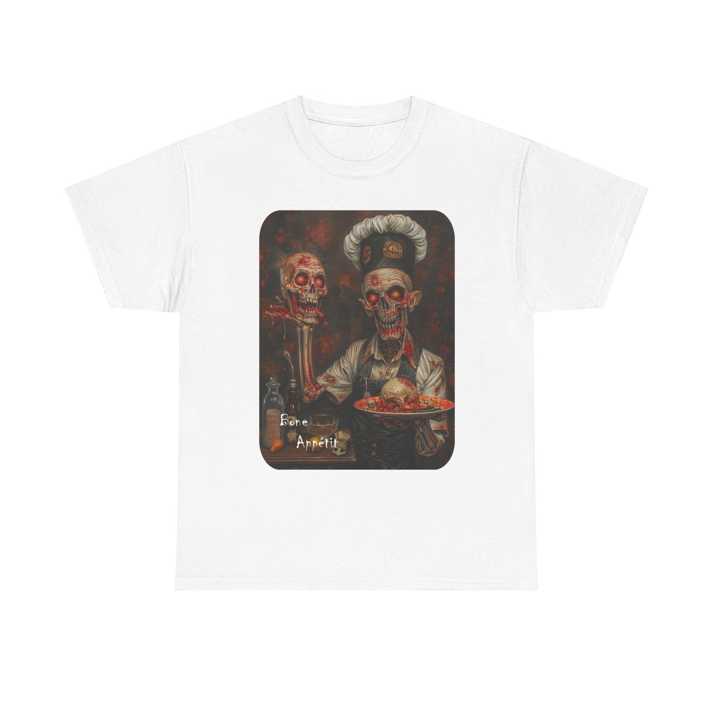 Fitzboyzprintz Bone Appetit Unisex Heavy Cotton Tee