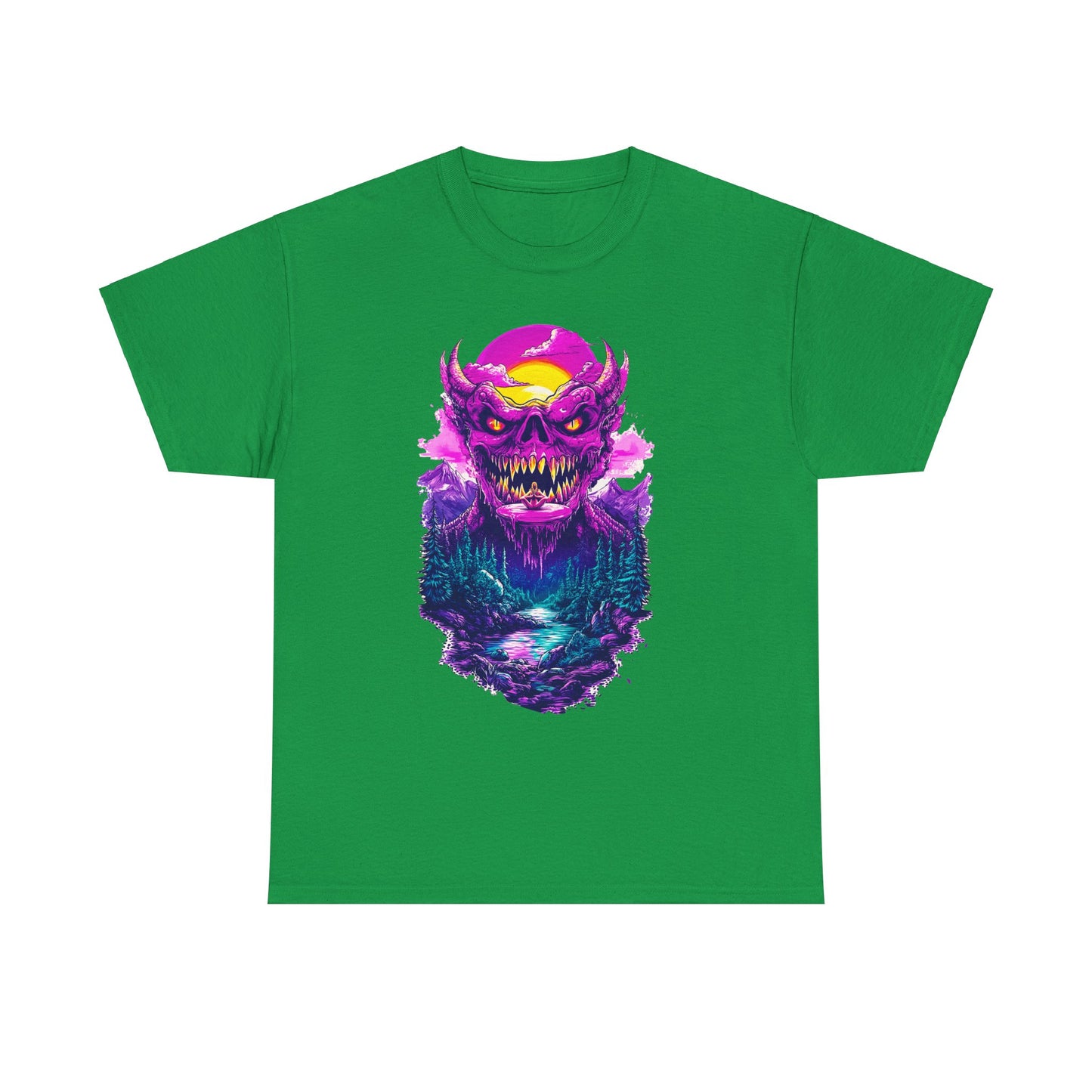 Demon Night Unisex Heavy Cotton Tee